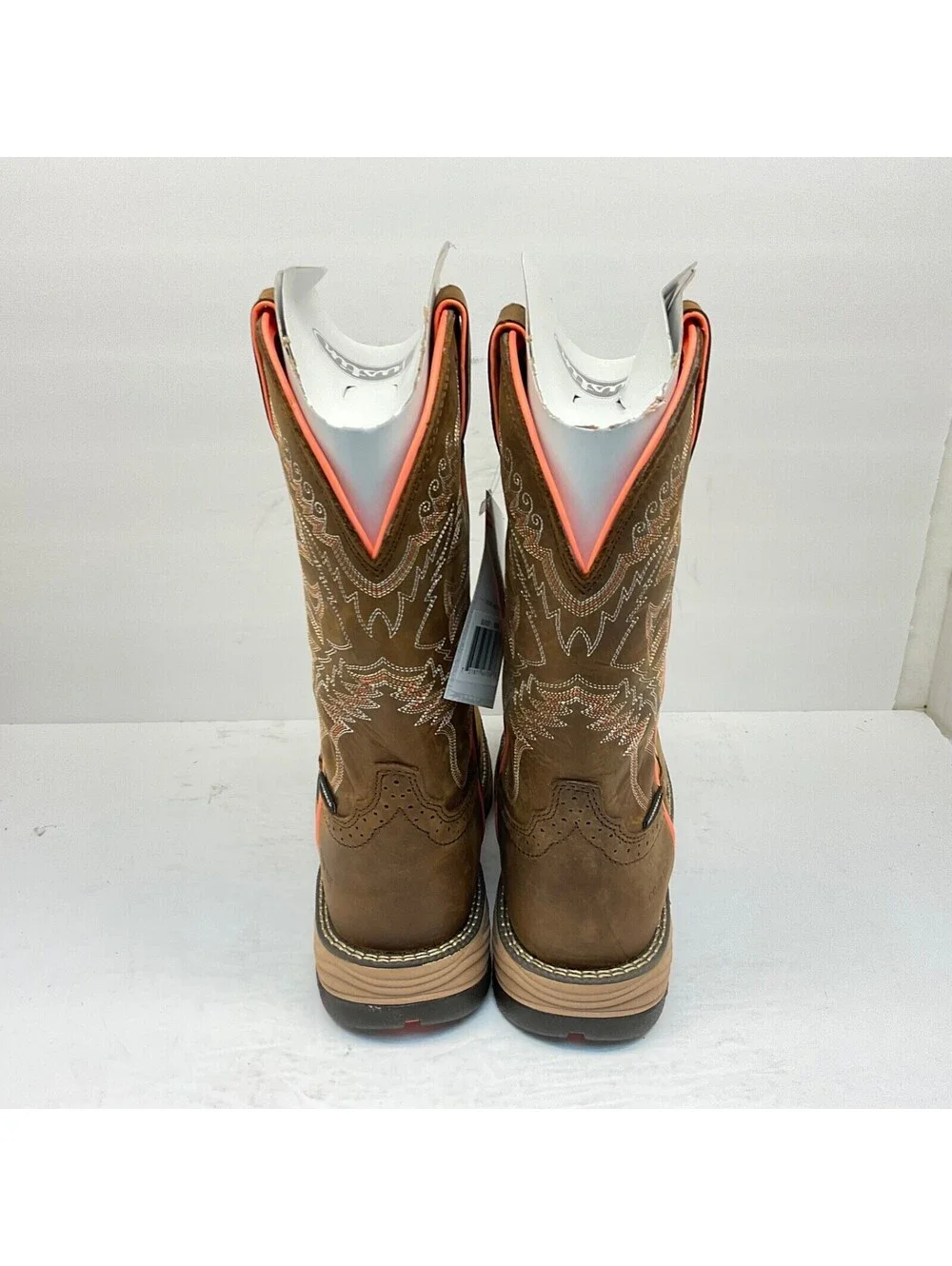 Justin Women's Pull-On Rural Comp Toe Western Boots SE4357 Chocolate Size 11B